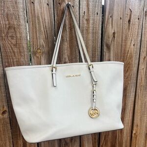 Michael Kors ivory tote